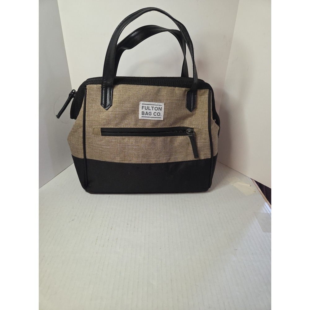 Fulton Bag Co. Insulated Upright Lunch Bag -‎ Brown/Black